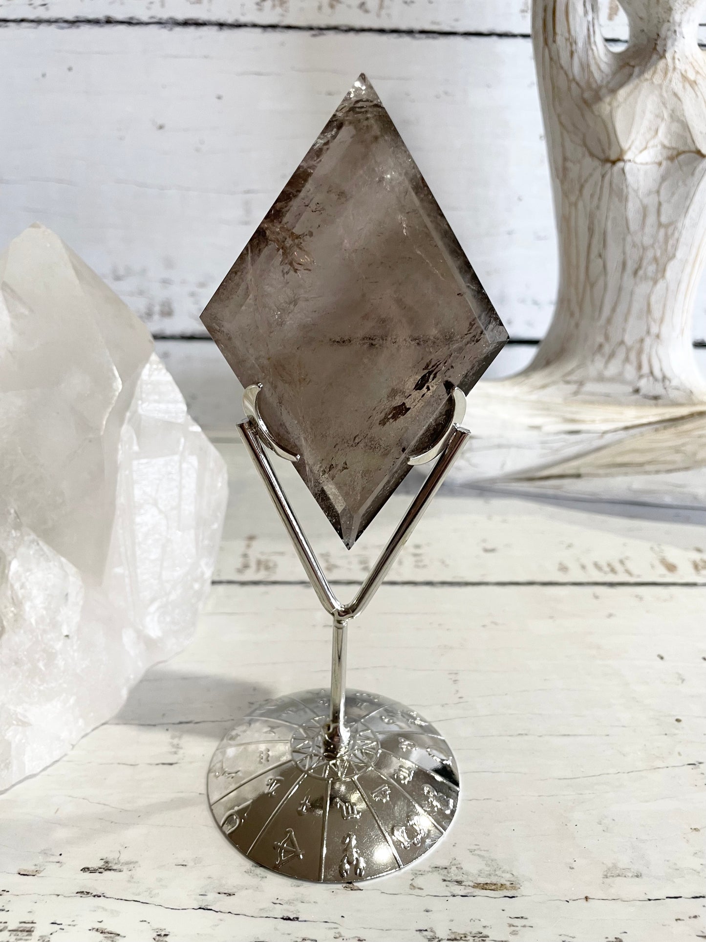 Smoky Quartz Diamond ~ 19