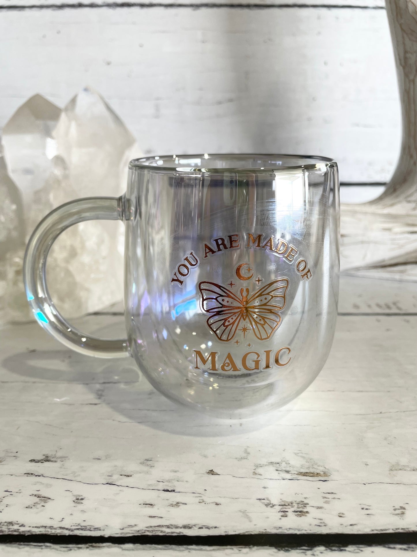 You are made of Magic ~ Double Walled Glass Mug