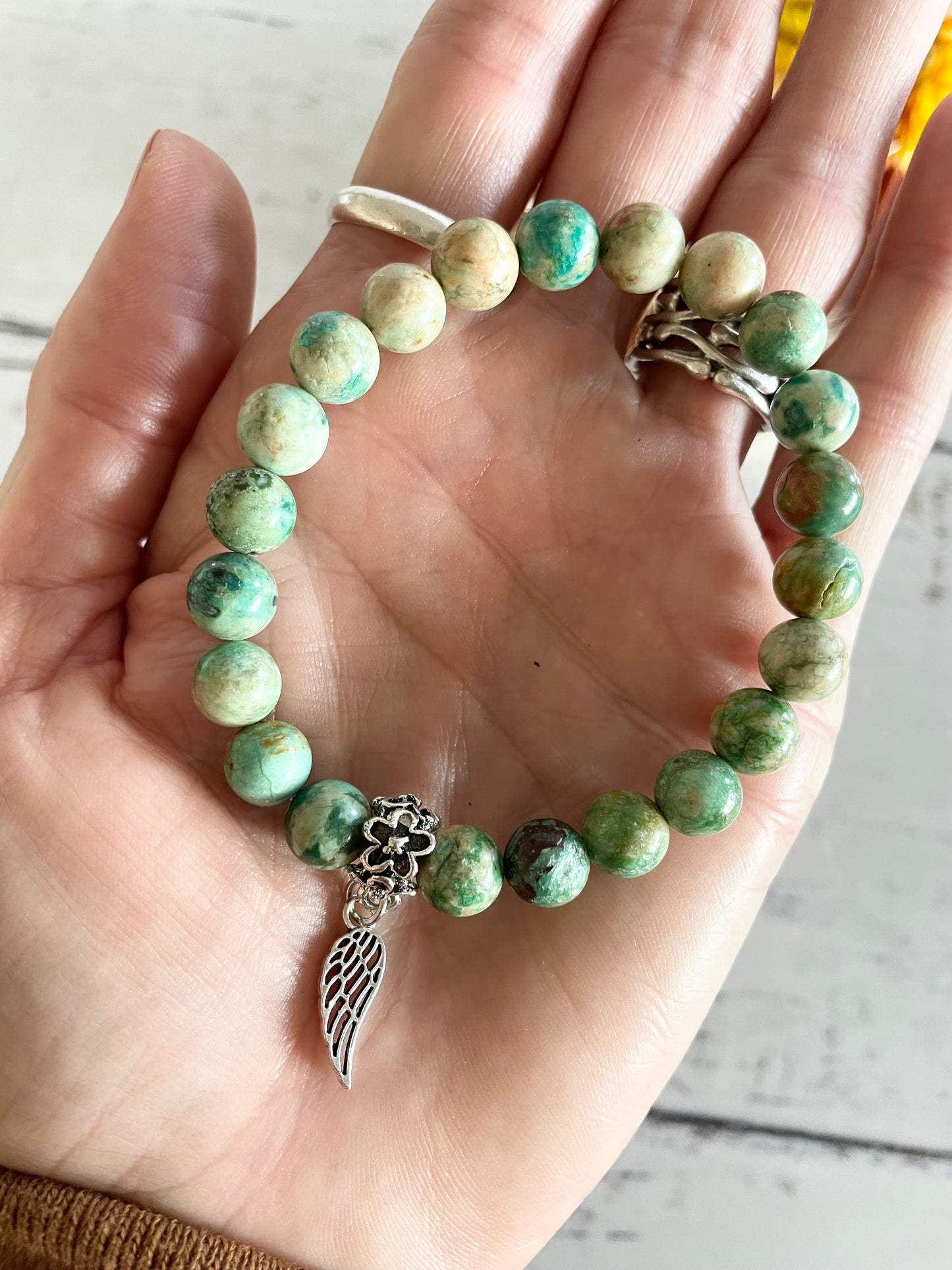 Peruvian Turquoise Healing Bracelet ~ Indigenous