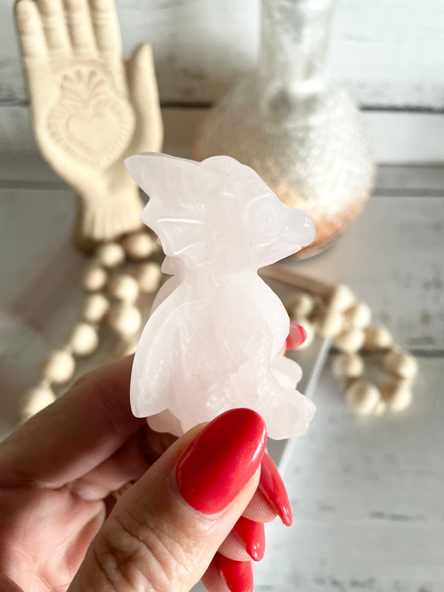 Rose Quartz Dragon