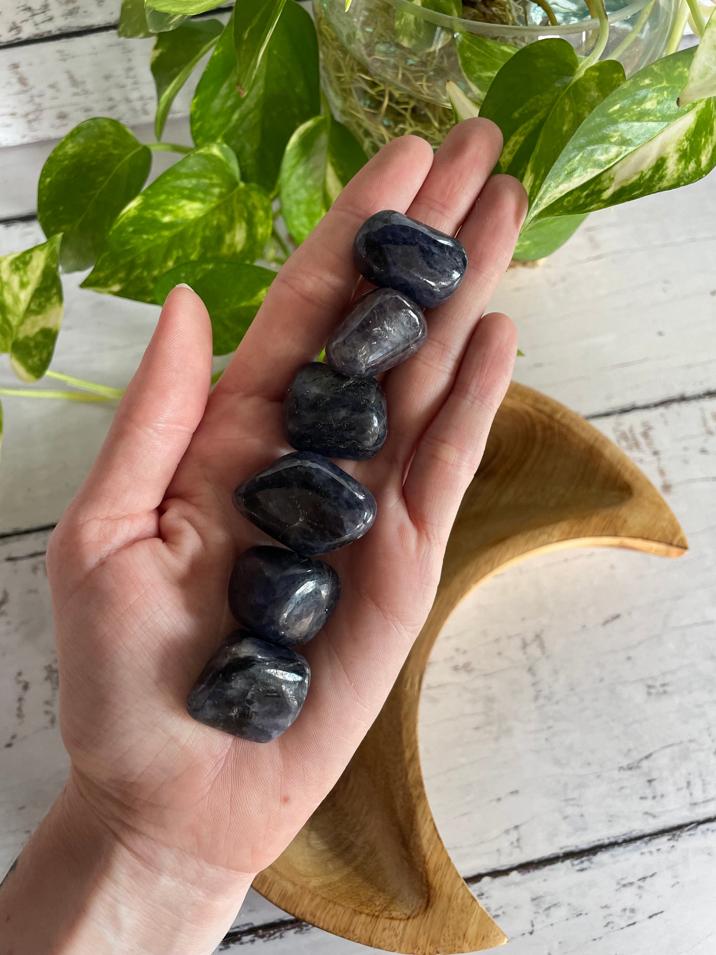 Iolite Tumble Stones