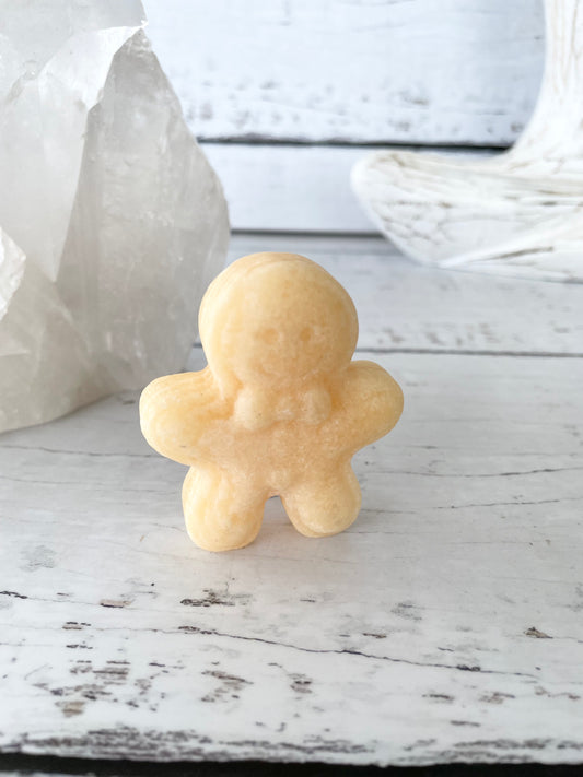 Orange Calcite ~ Gingerbread Man
