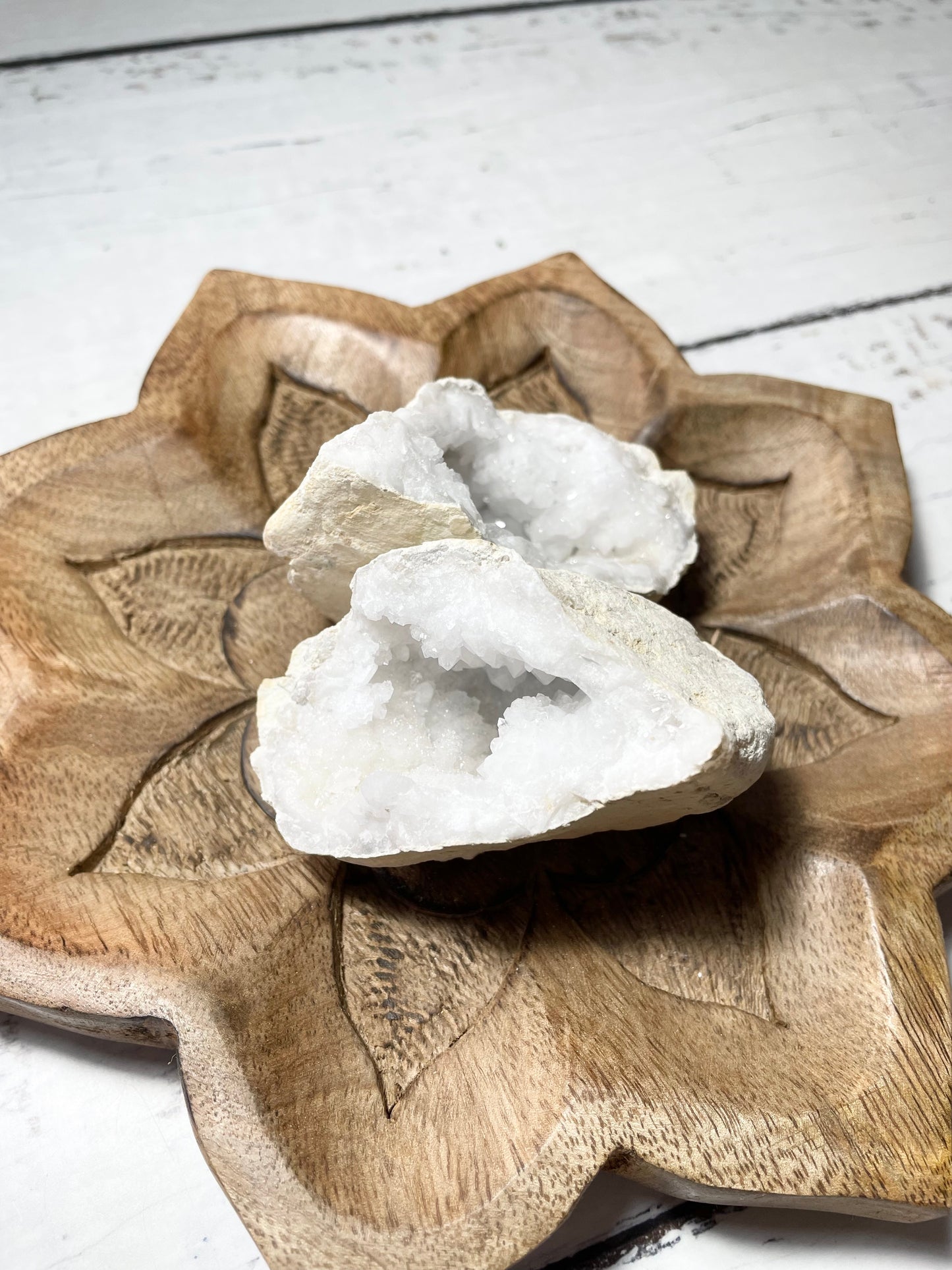 Moroccan Quartz Geode Pair