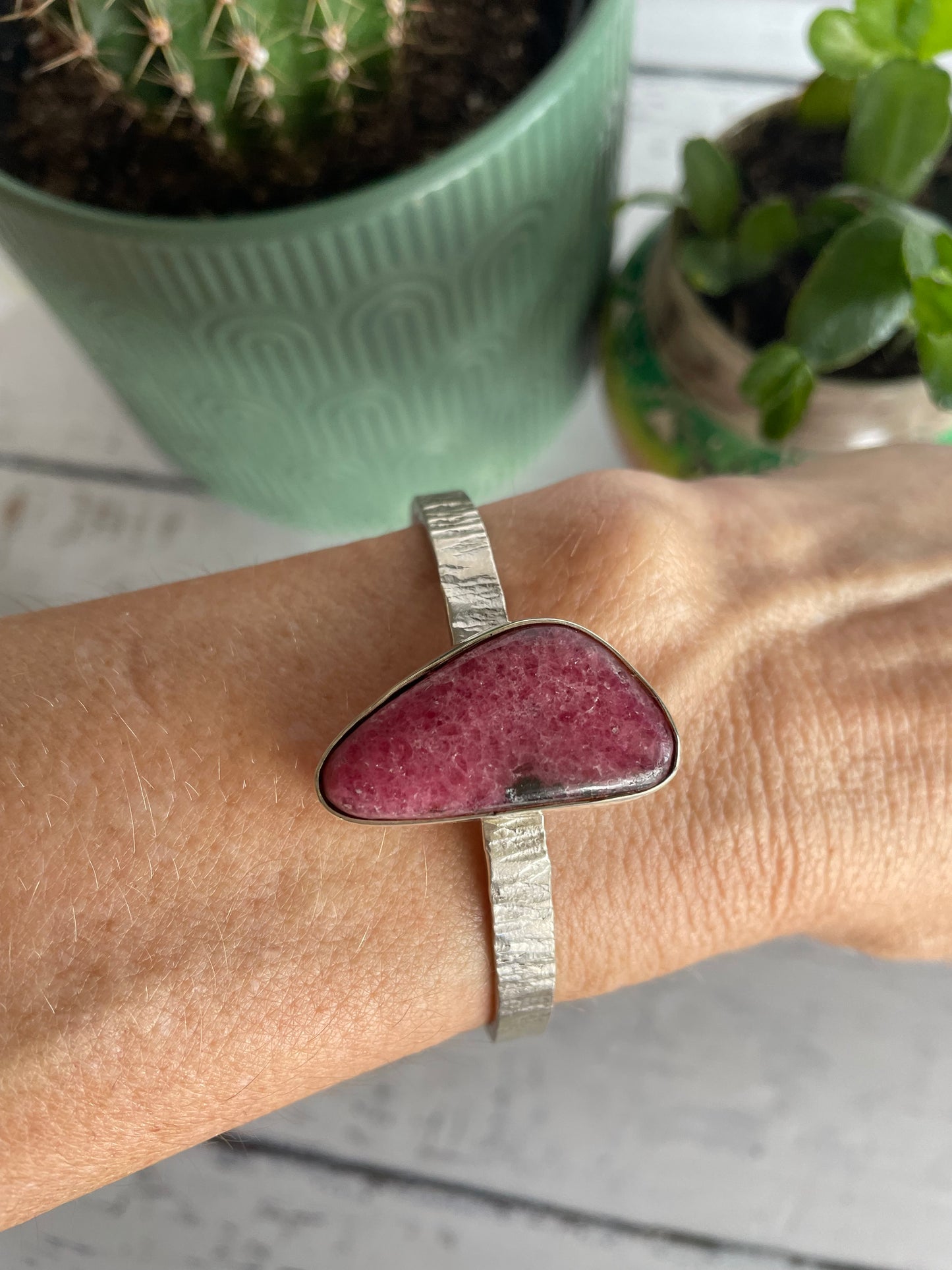 Sweetgrass Studio ~ Rhodonite Cuff