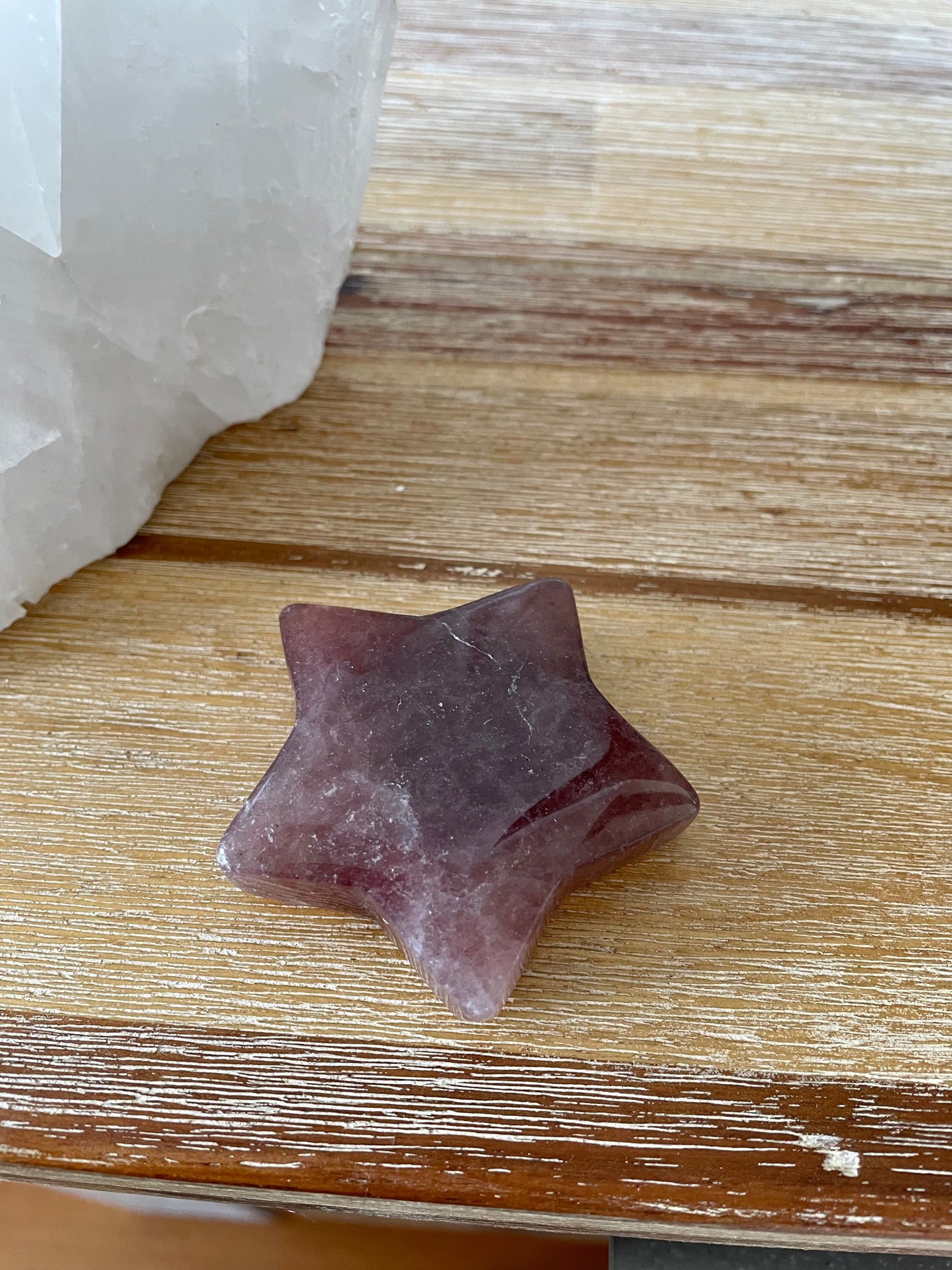 Strawberry Quartz Star