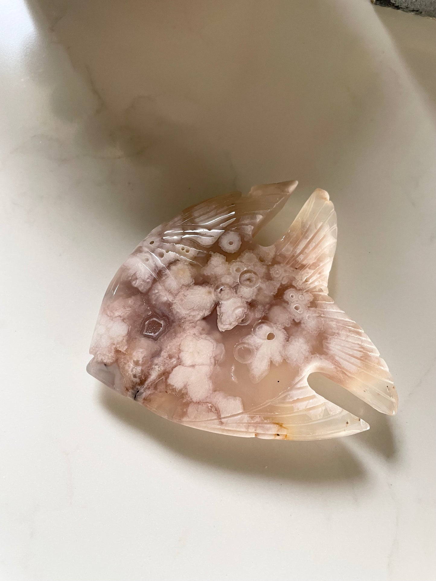 Flower Agate Angel Fish