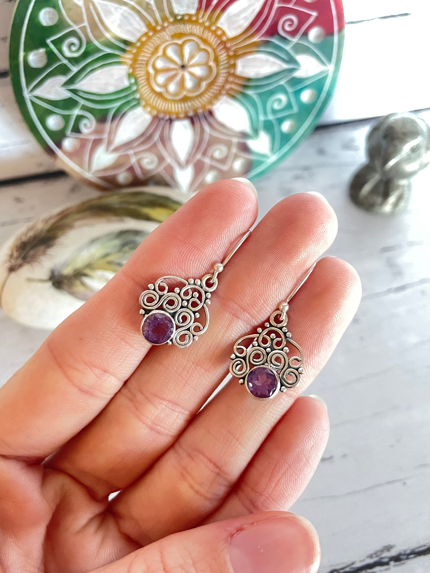 Amethyst Dangles