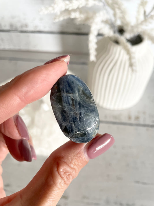 Kyanite Pillow Palm Stone