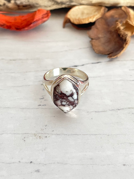 Mexican Magnesite Wild Horse Silver Ring