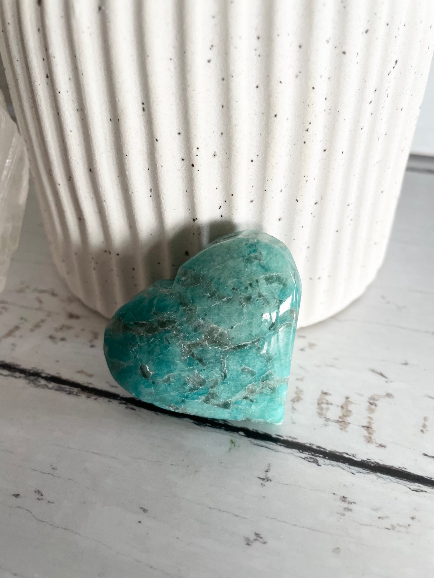 Amazonite Heart