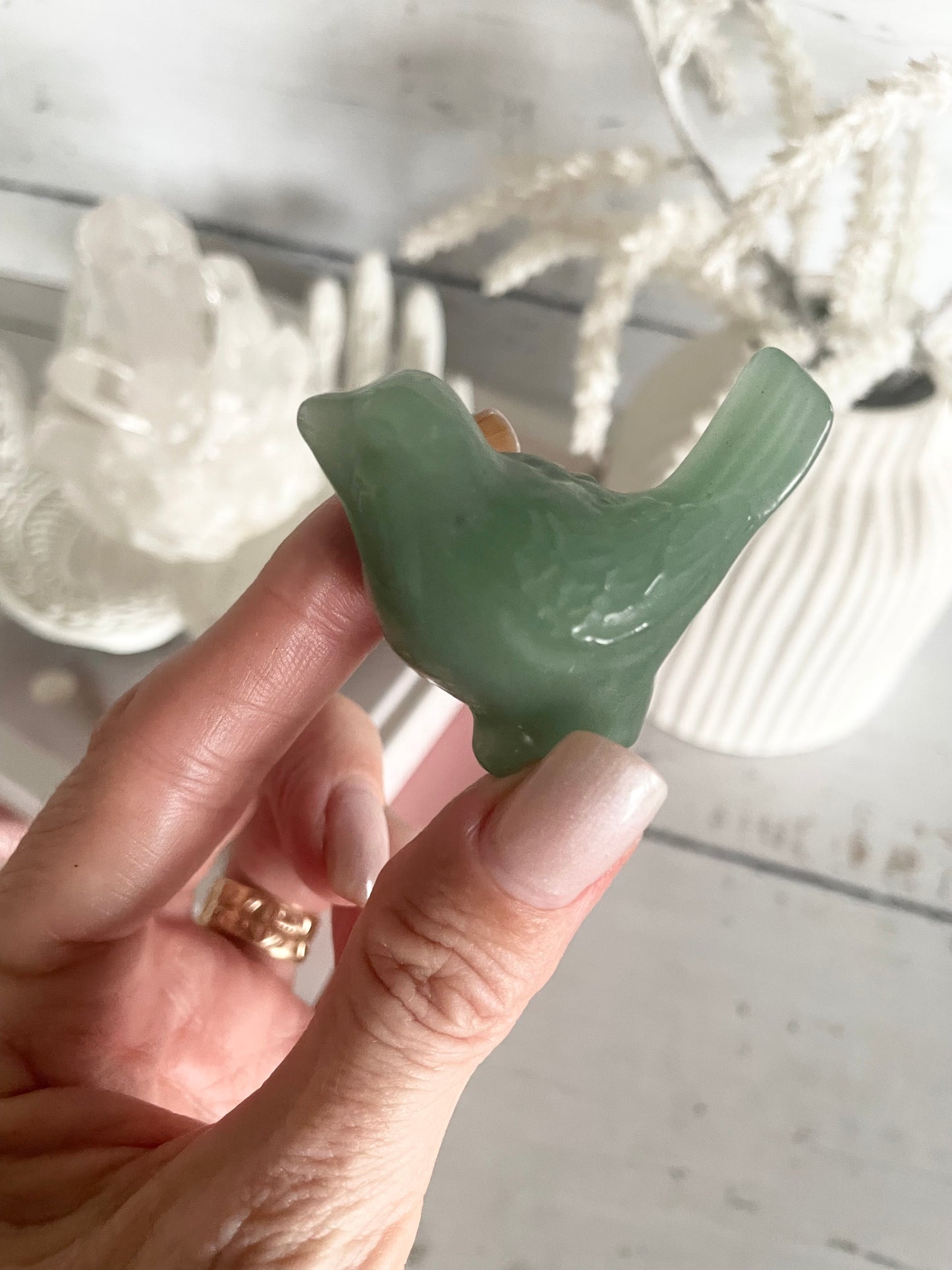 Green Aventurine Bird