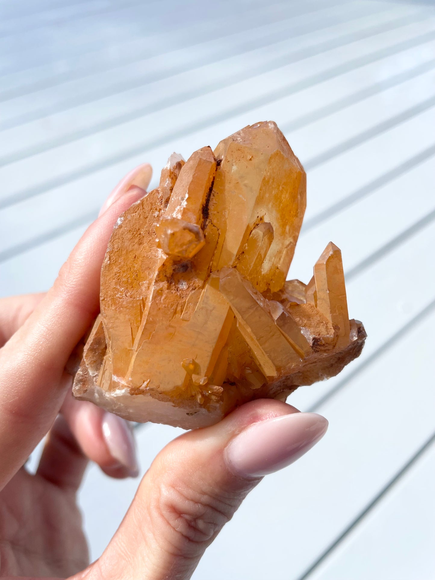 Tangerine Quartz Cluster
