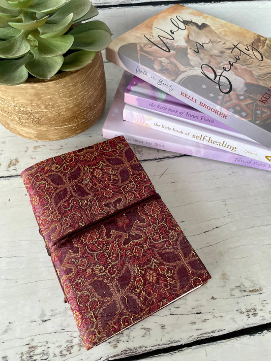 Recycled bohemian journal - tree free paper!