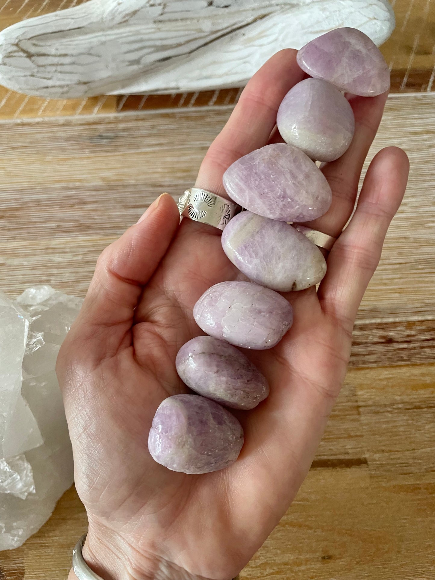 Kunzite Tumble Stones