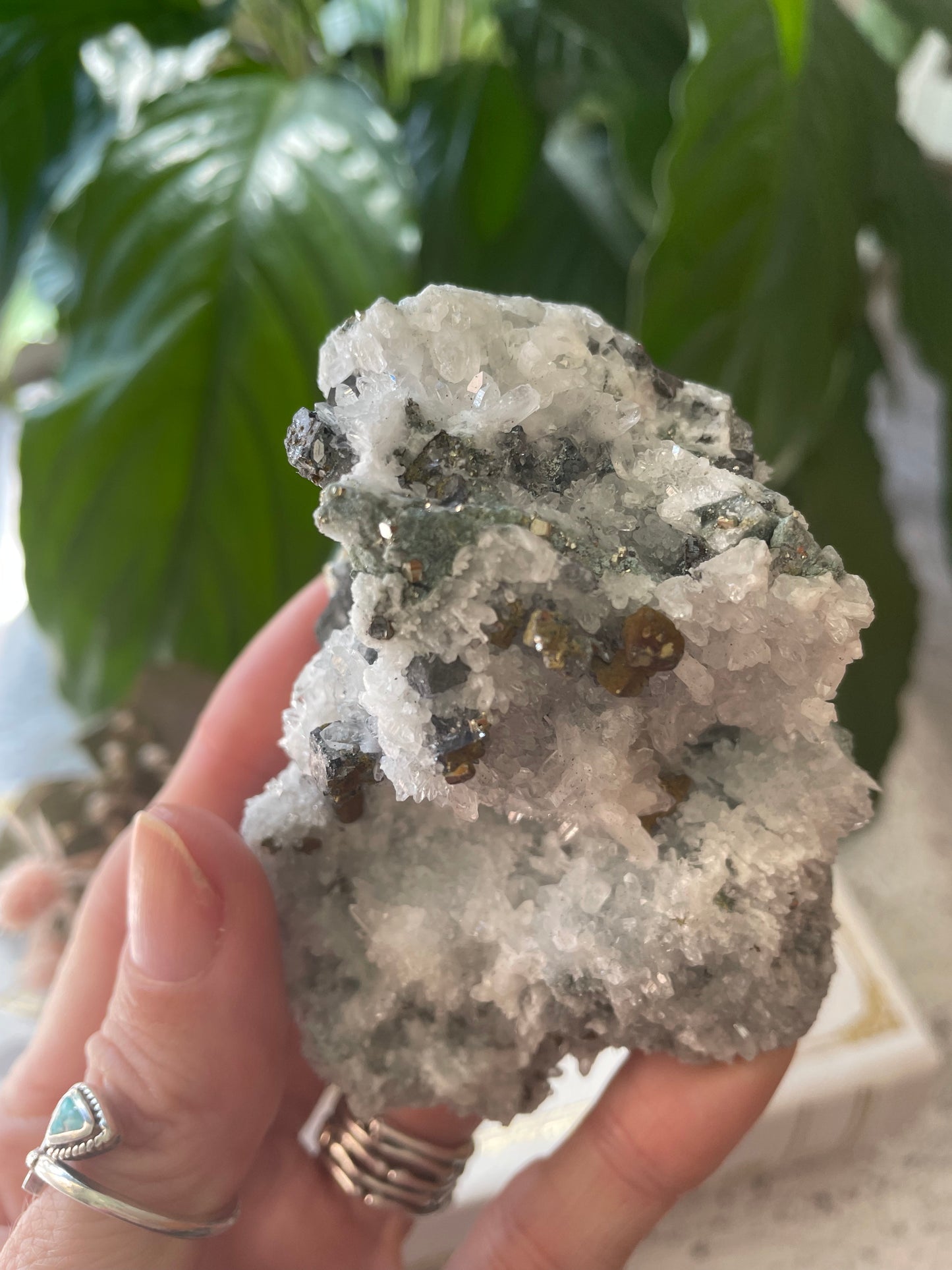 Quartz and Pyrite Cluster