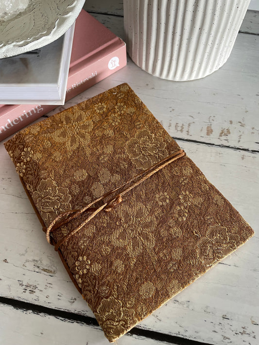 Recycled bohemian journal - tree free paper!