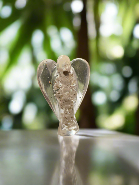 White Howlite Peace Angel