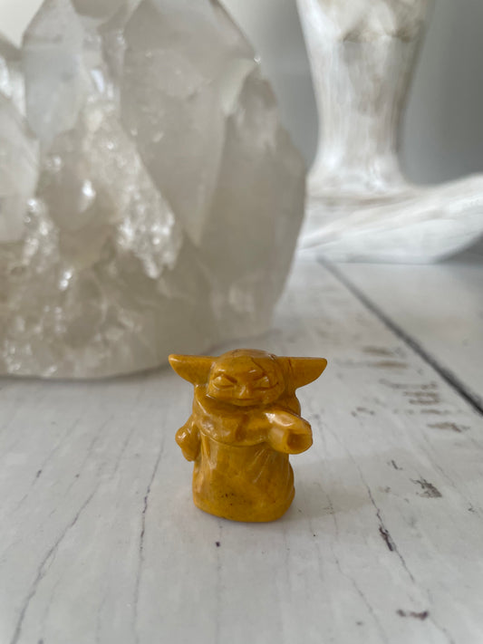 Yellow Jasper Yoda