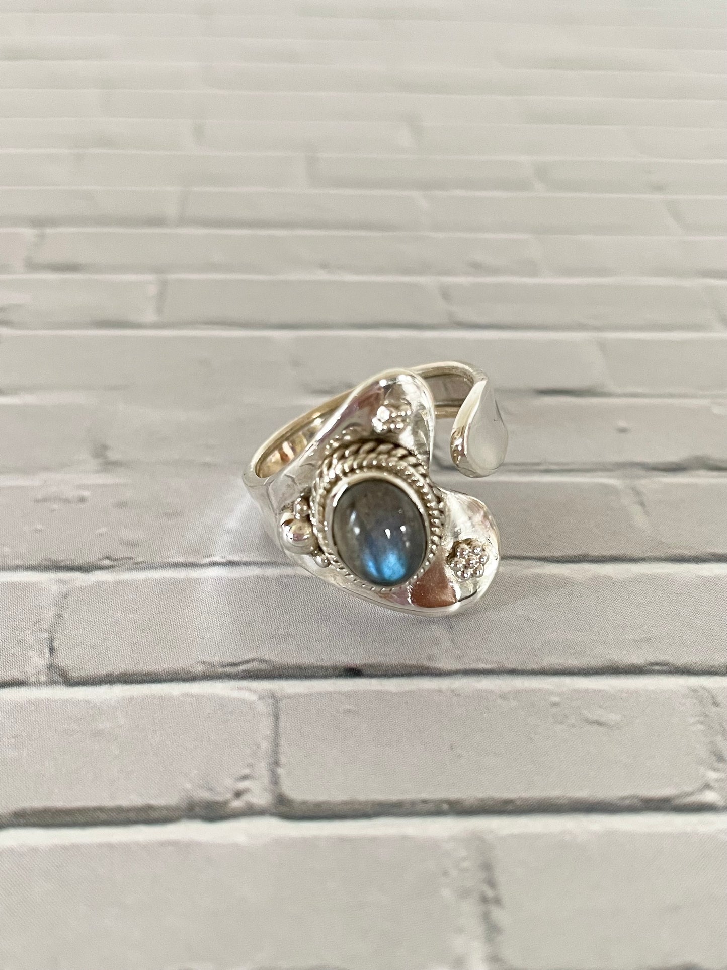Labradorite Ring - adjustable size 6-10