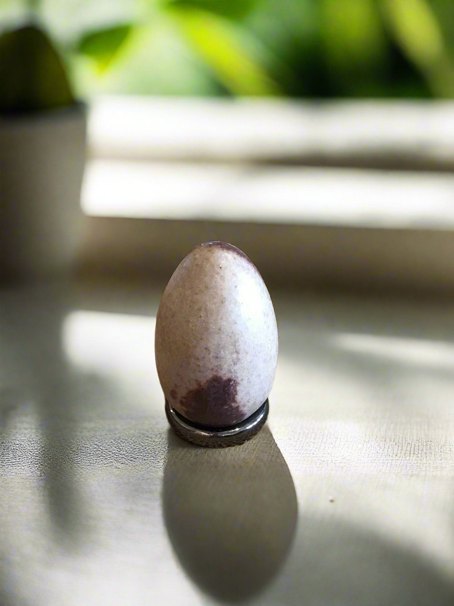 Shiva Narmada Egg with holder