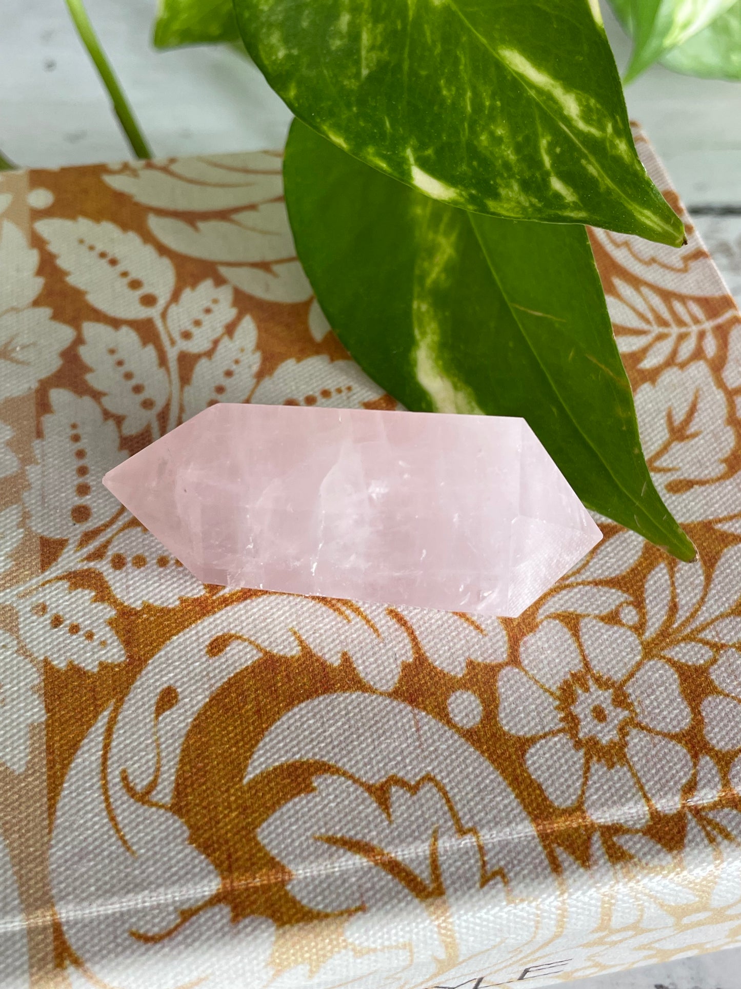 Rose Quartz Double Point