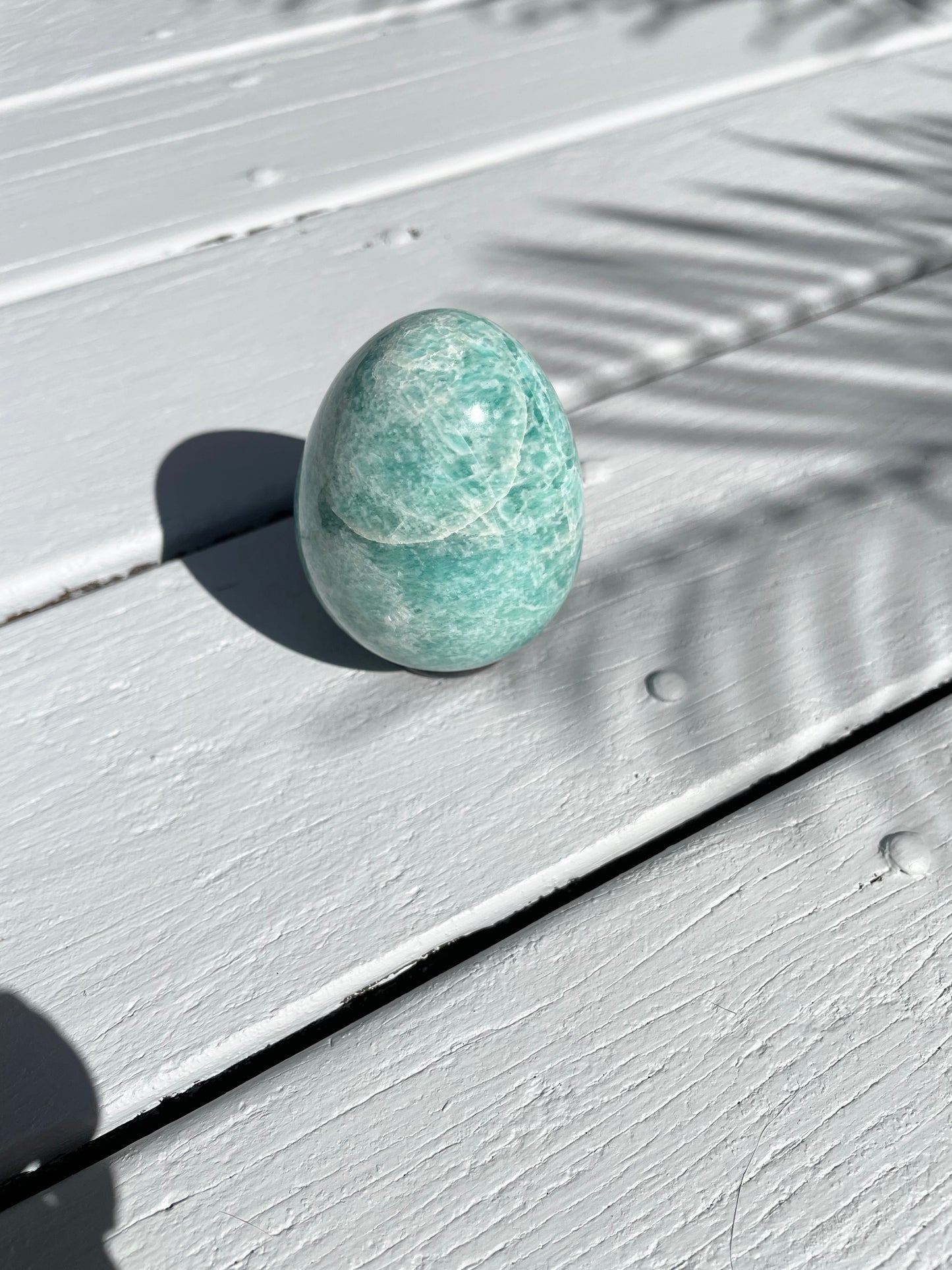 Amazonite Egg with holder