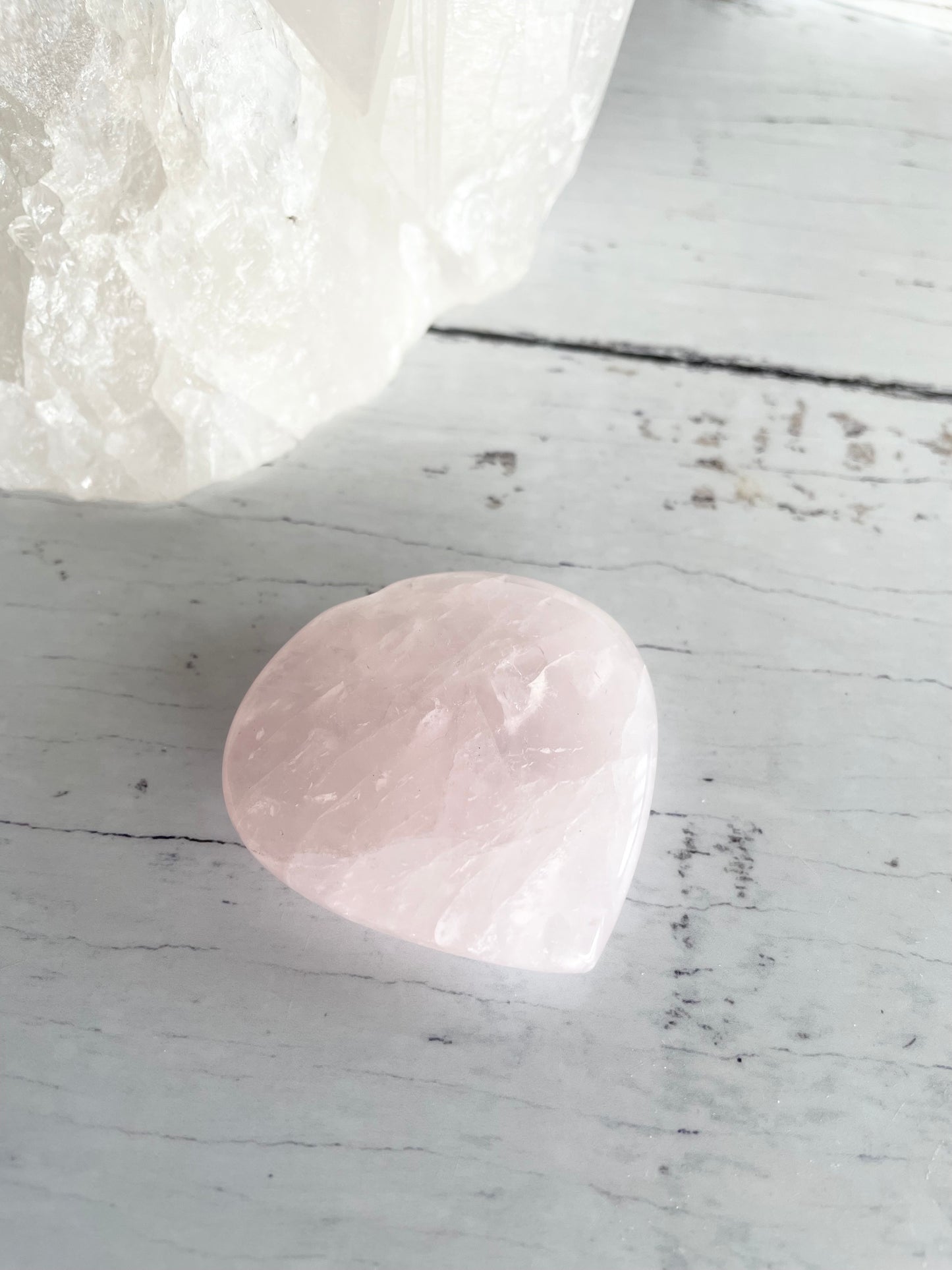 Rose Quartz Heart