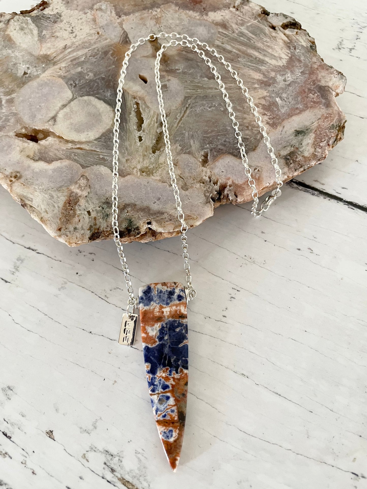 Sodalite Arrow Necklace