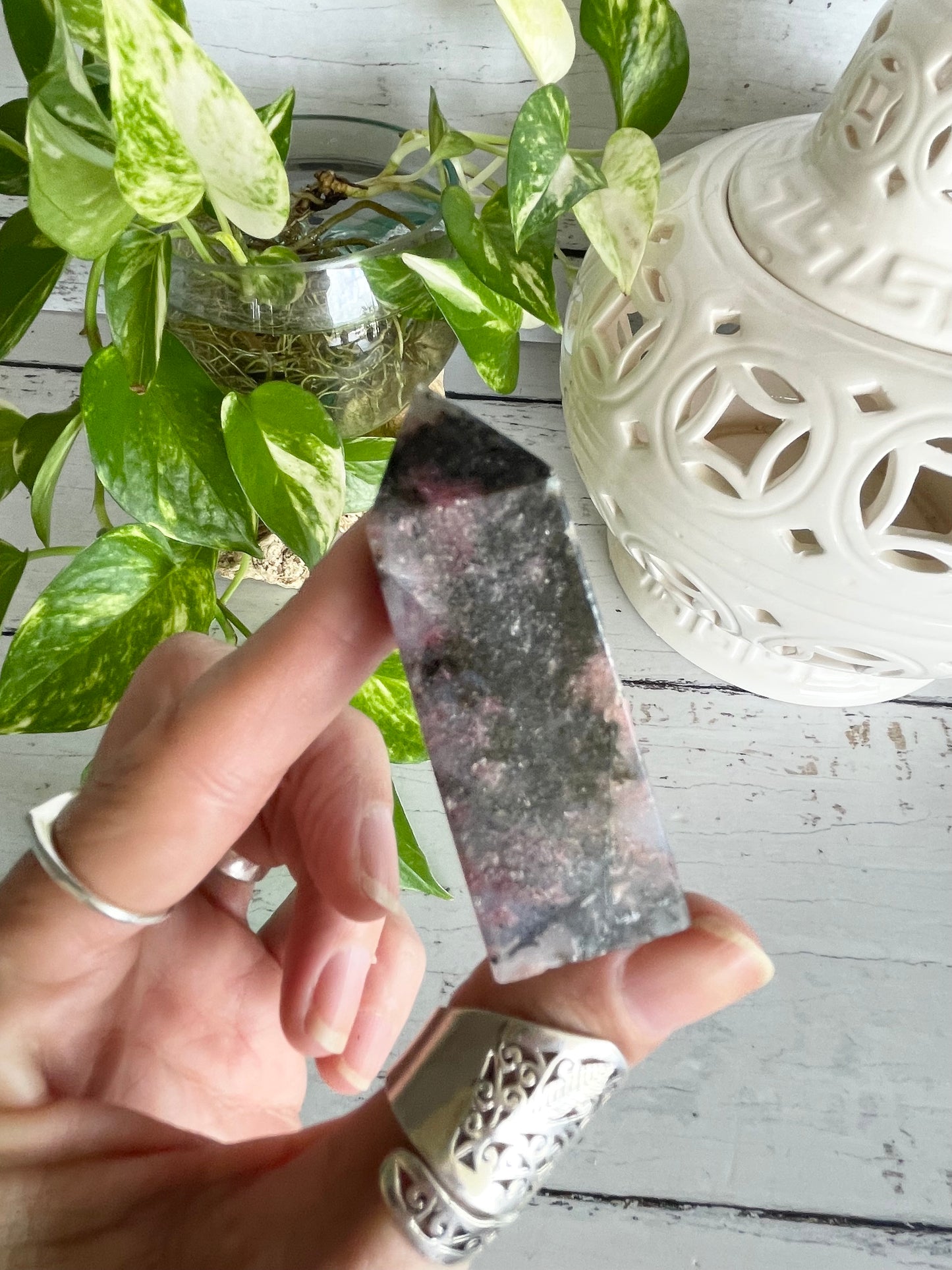 Rhodonite Obelisk