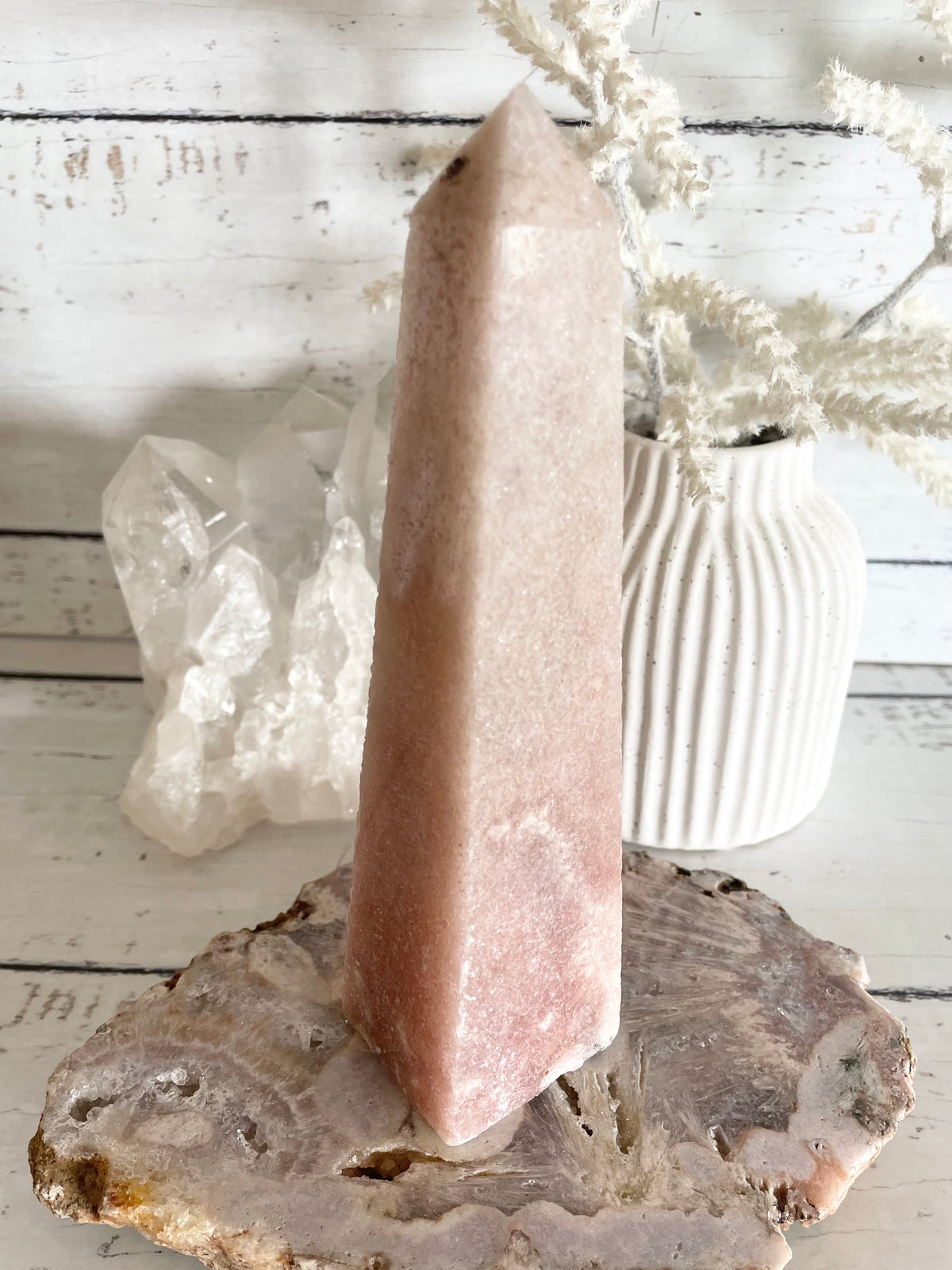 Pink Amethyst Obelisk