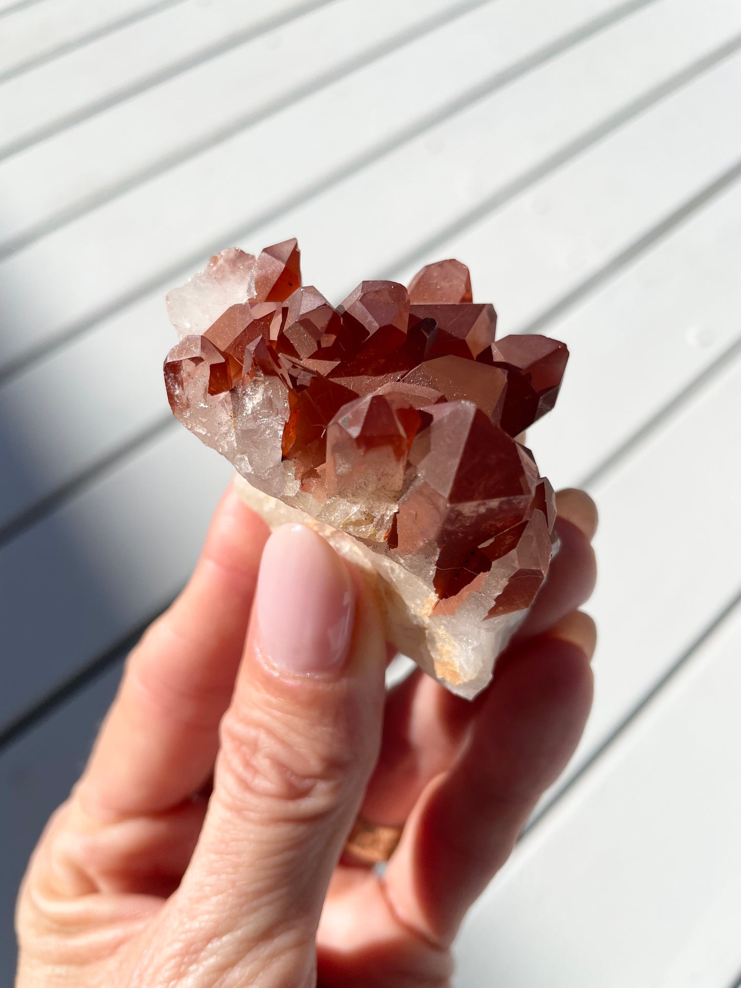Tangerine Quartz Cluster