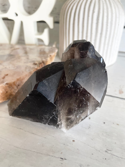 Smoky Quartz Cluster