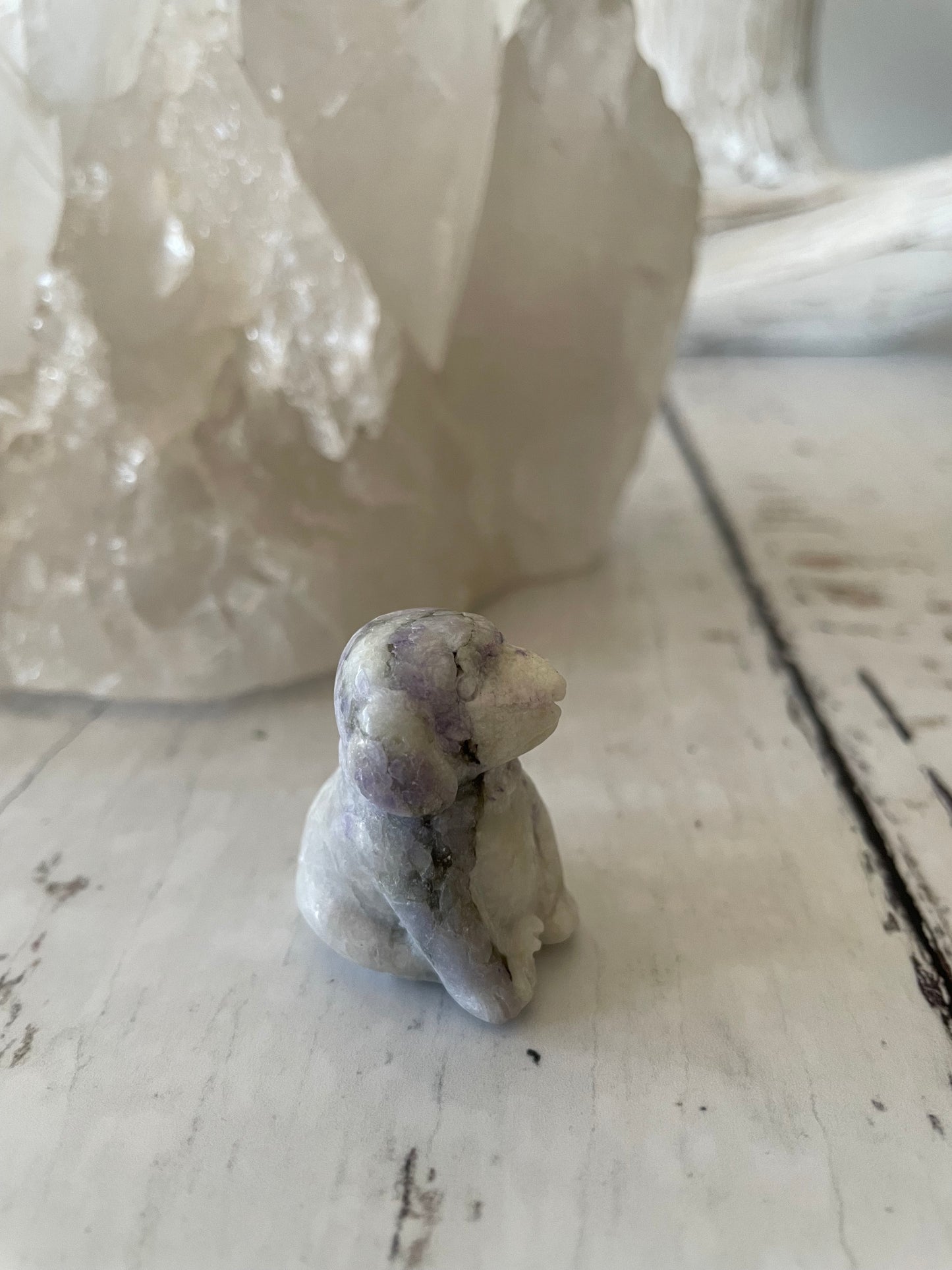 Tiffany Stone Dog