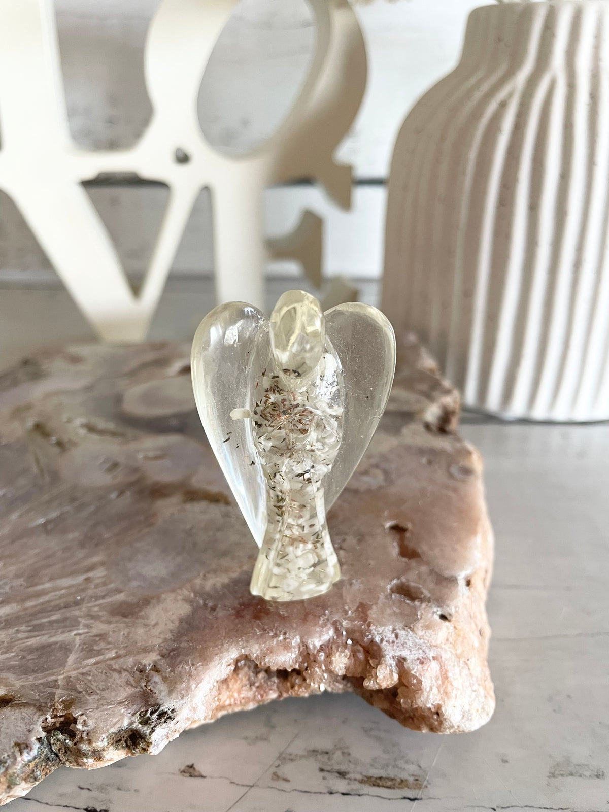 Orgone Angel ~ White Howlite