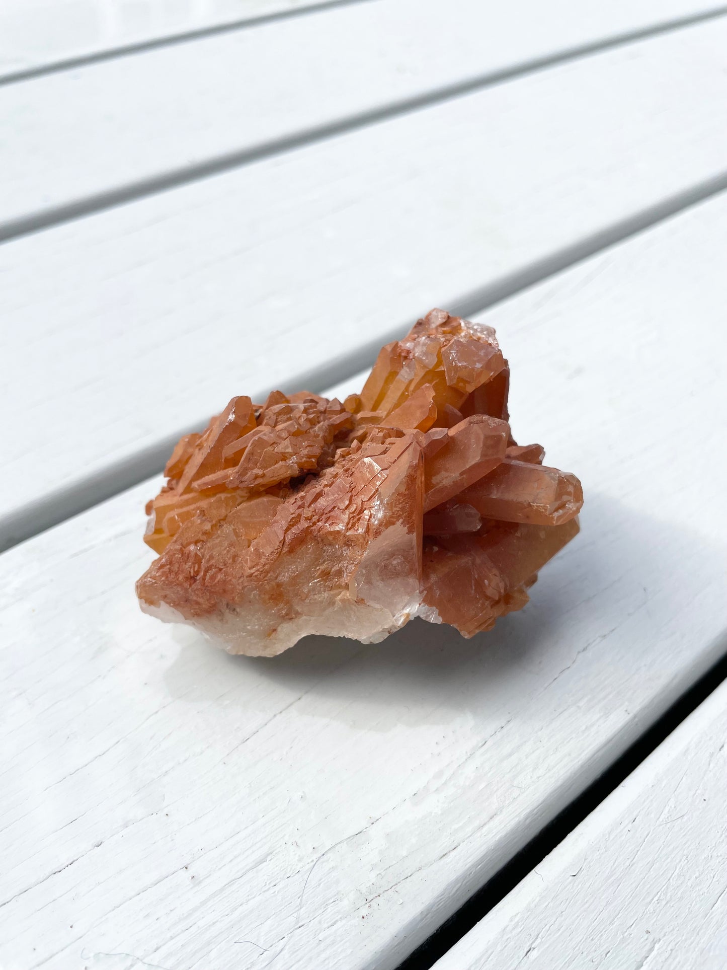 Tangerine Quartz Cluster