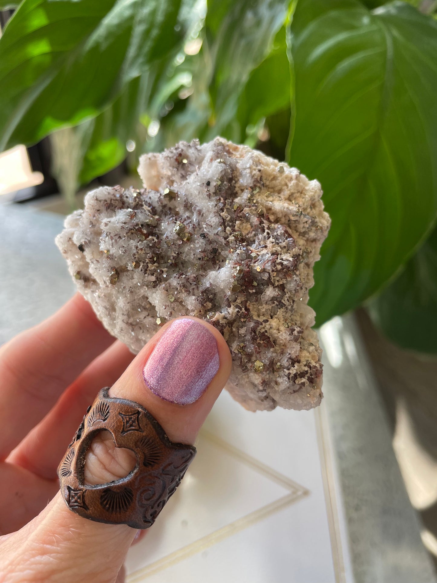 Quartz and Pyrite Cluster