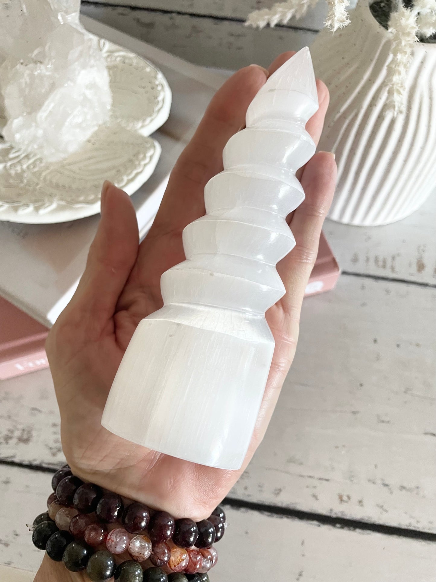 Selenite Spiral Medium