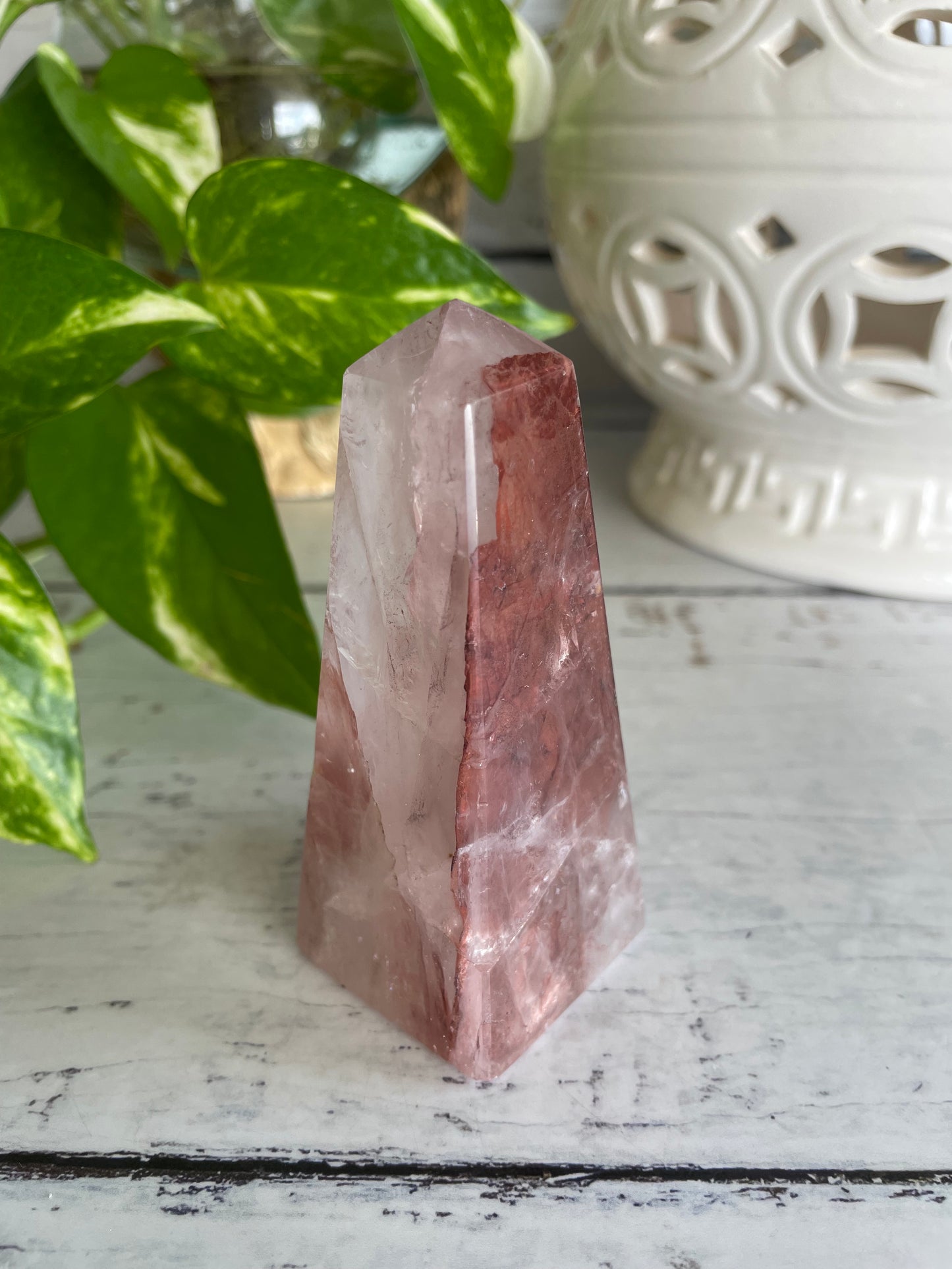 Fire Quartz Obelisk