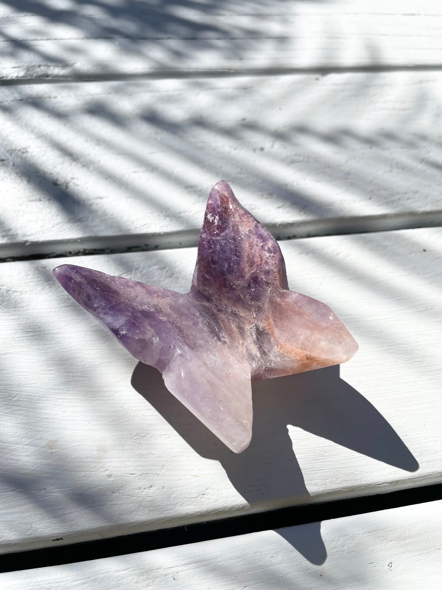 Chevron Dream Amethyst Butterfly
