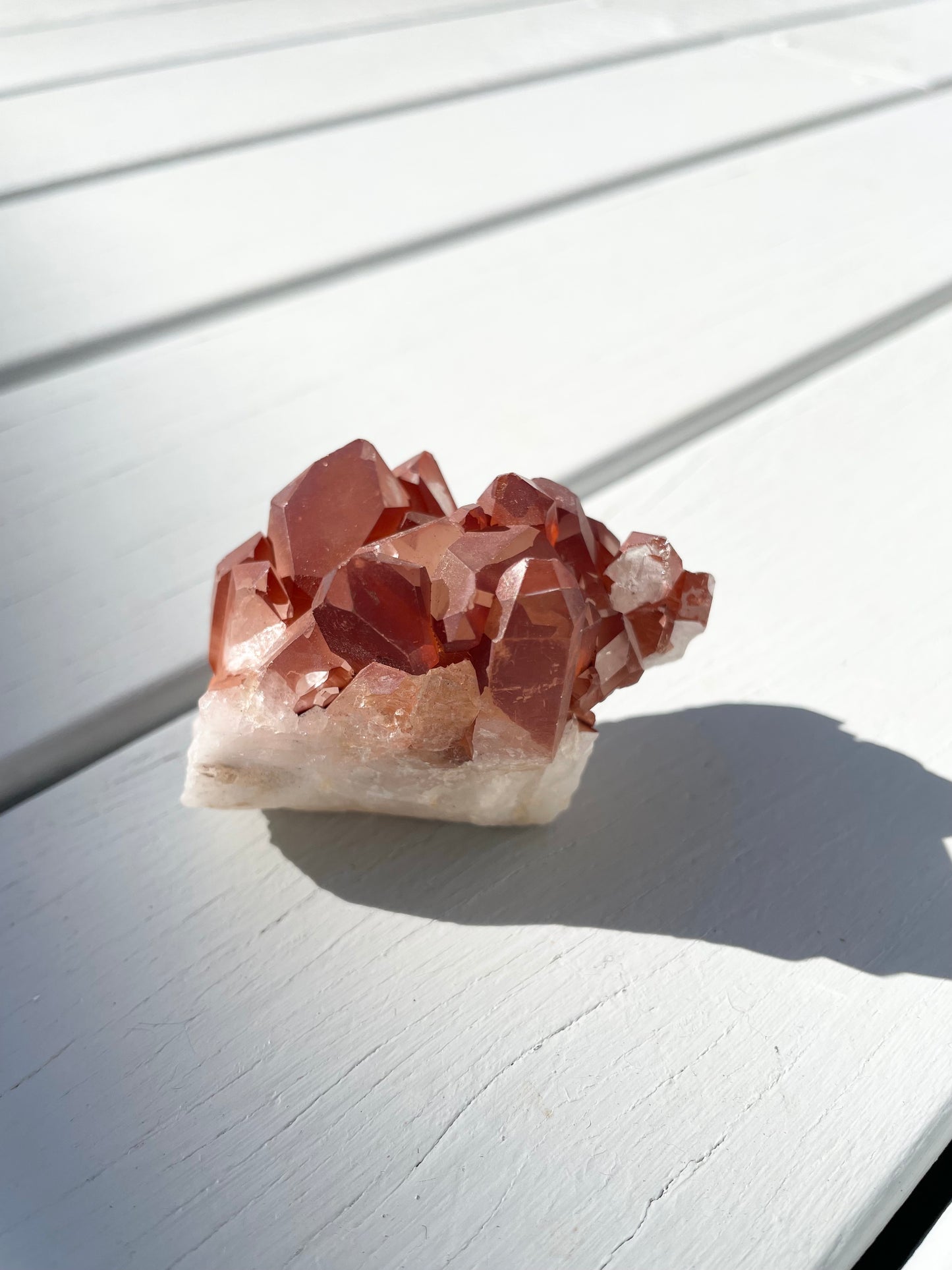 Tangerine Quartz Cluster