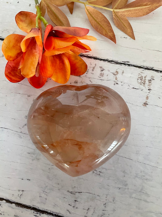 Fire Quartz Heart