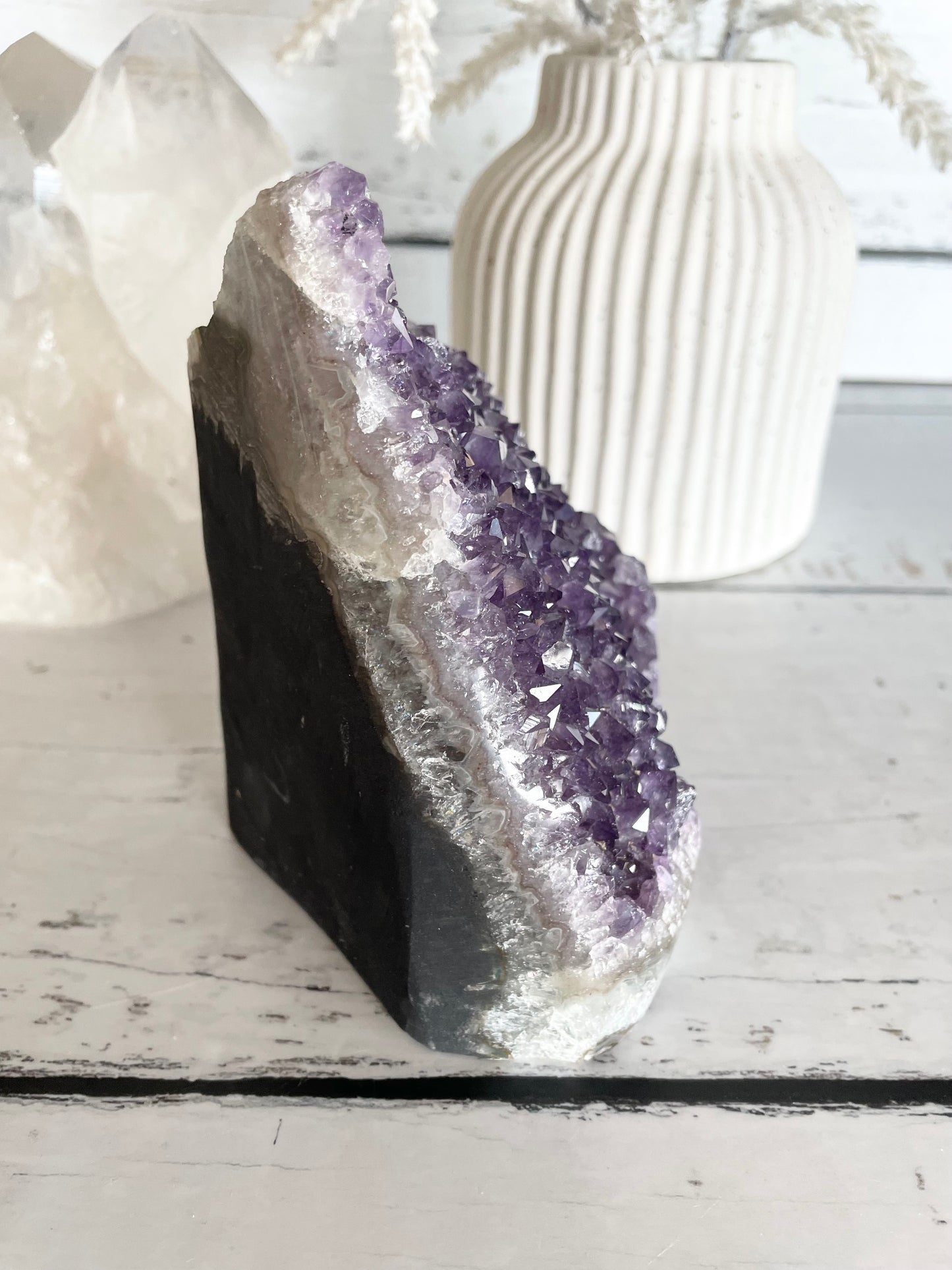 Amethyst Standing Cluster