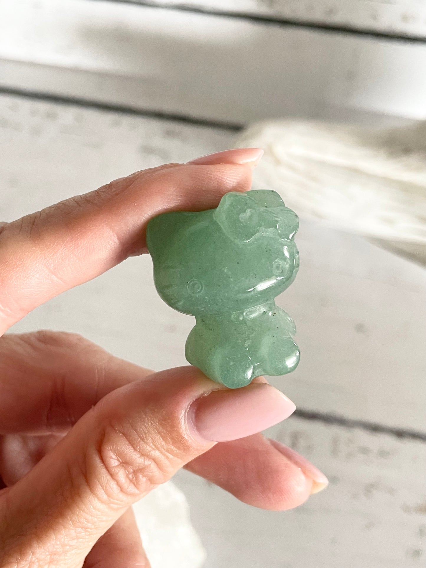 Green Aventurine Kitty