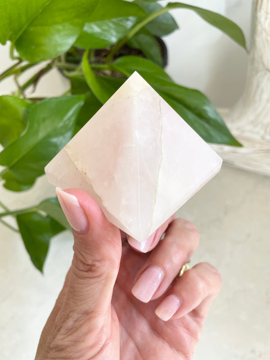 Rose Quartz Pyramid