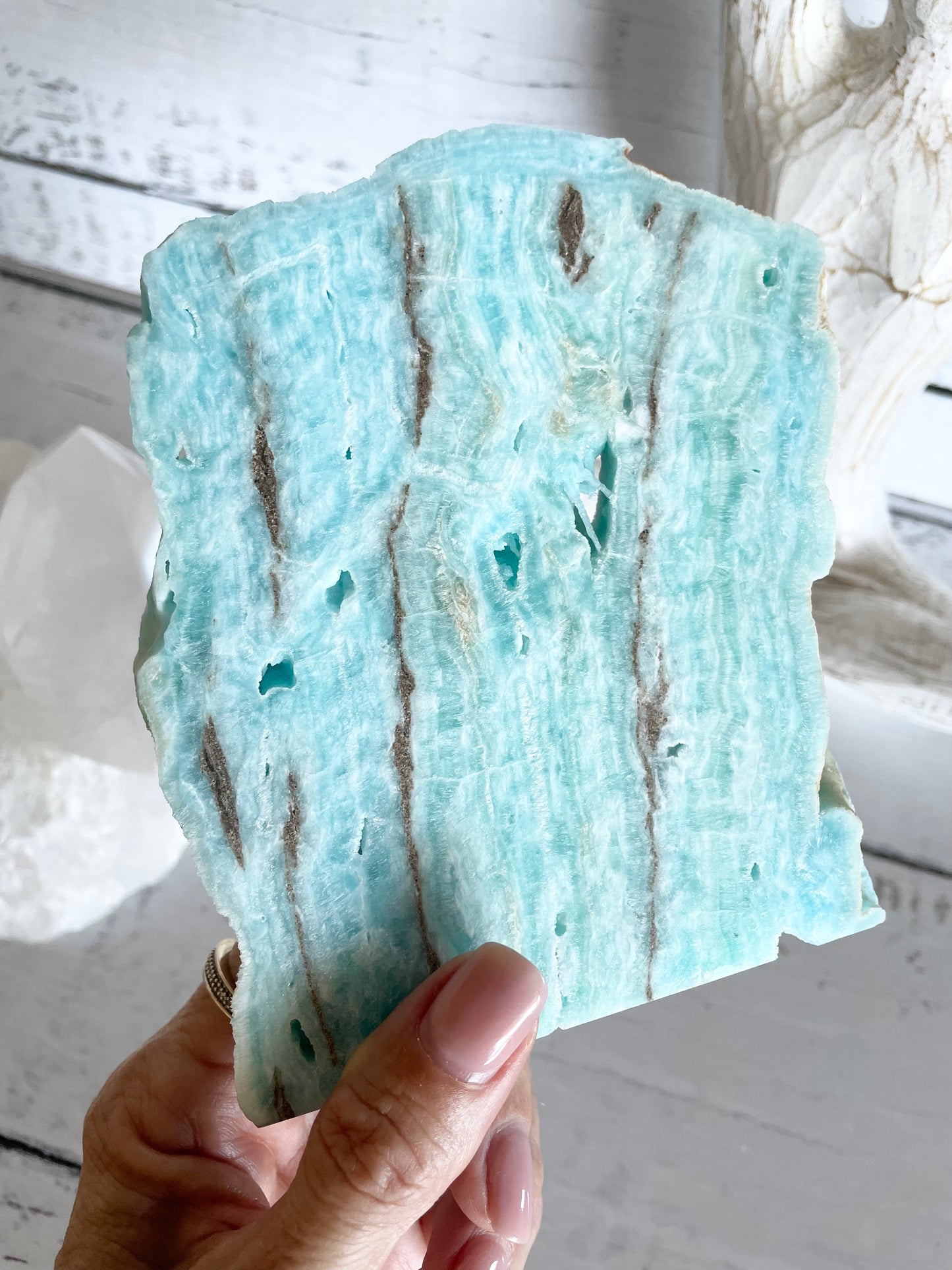 Hemimorphite Slab