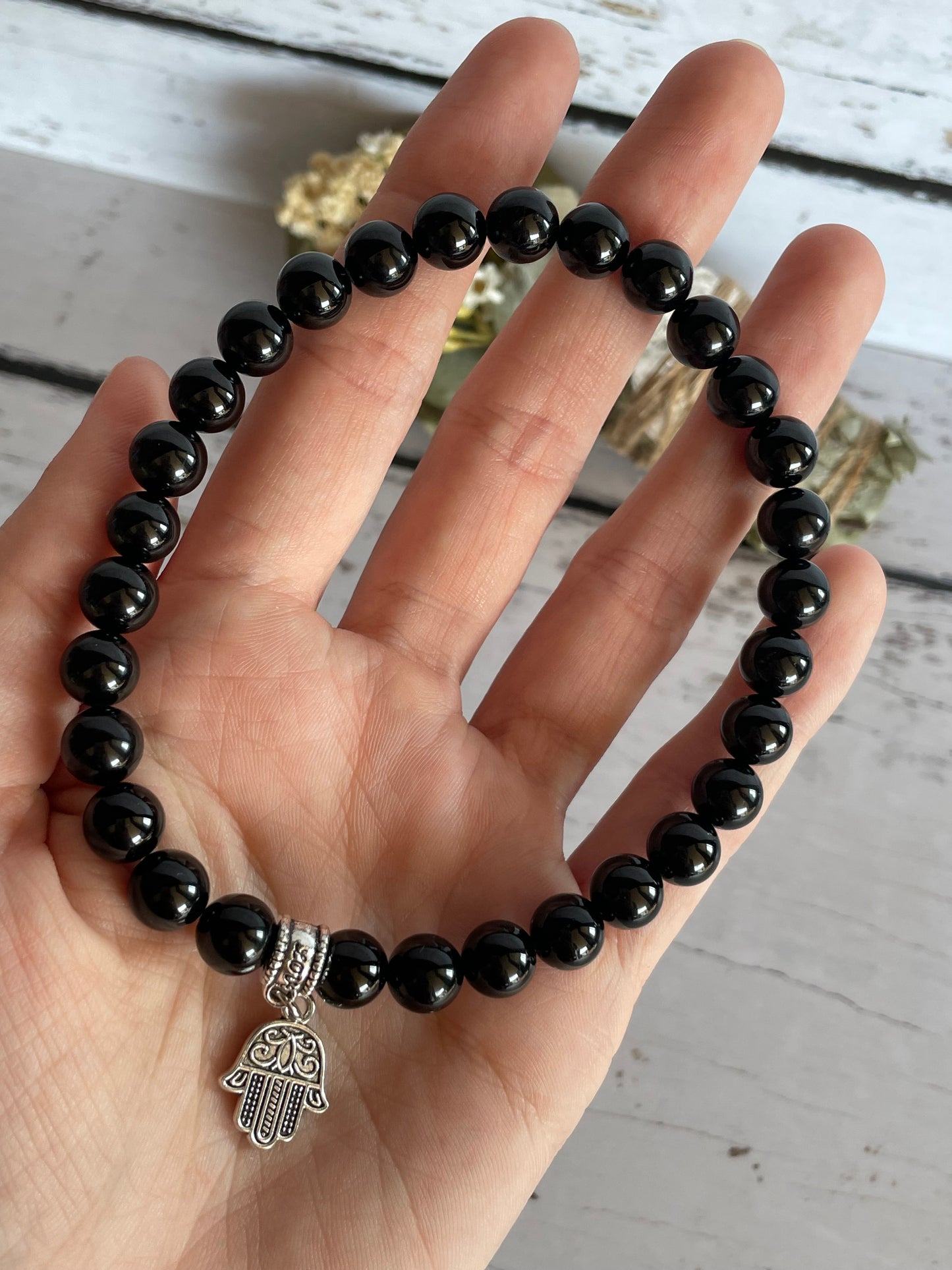 Black Tourmaline Healing Anklet ~ Talisman ©️