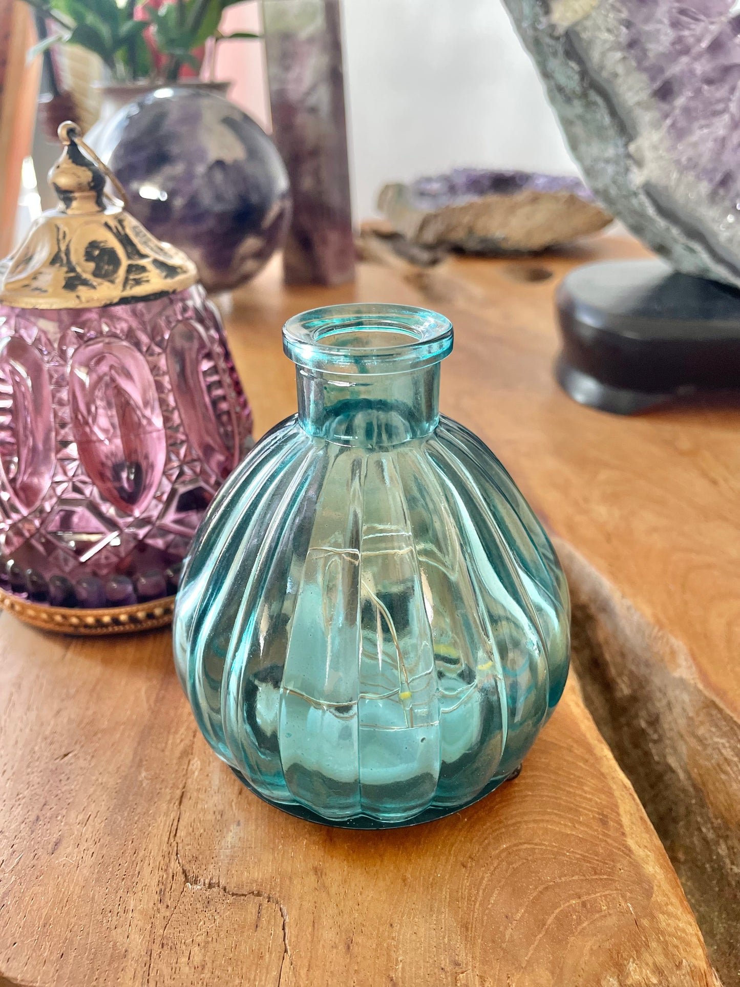 Vintage LED Midi Shimmer Lantern