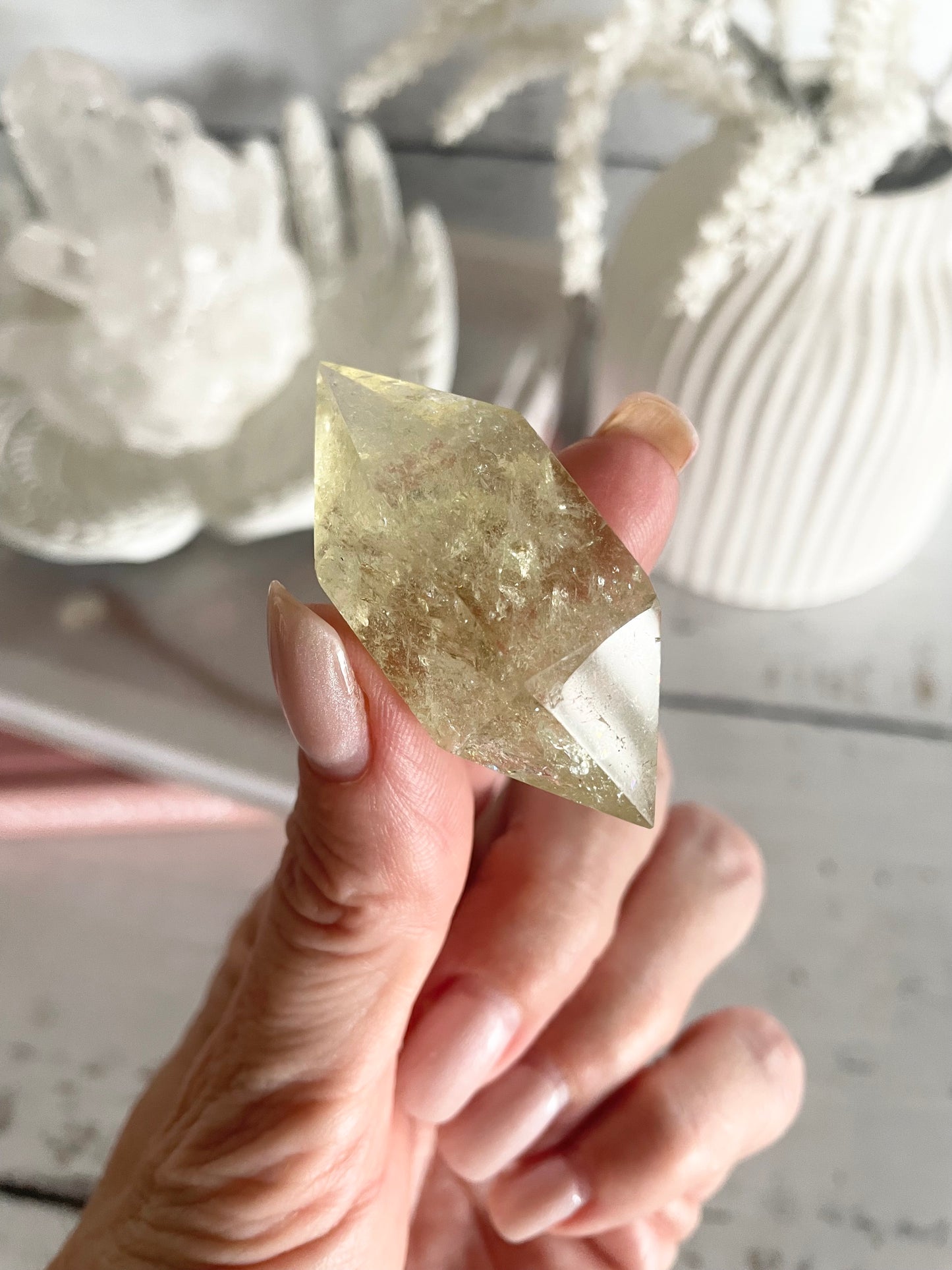 Citrine Double Point