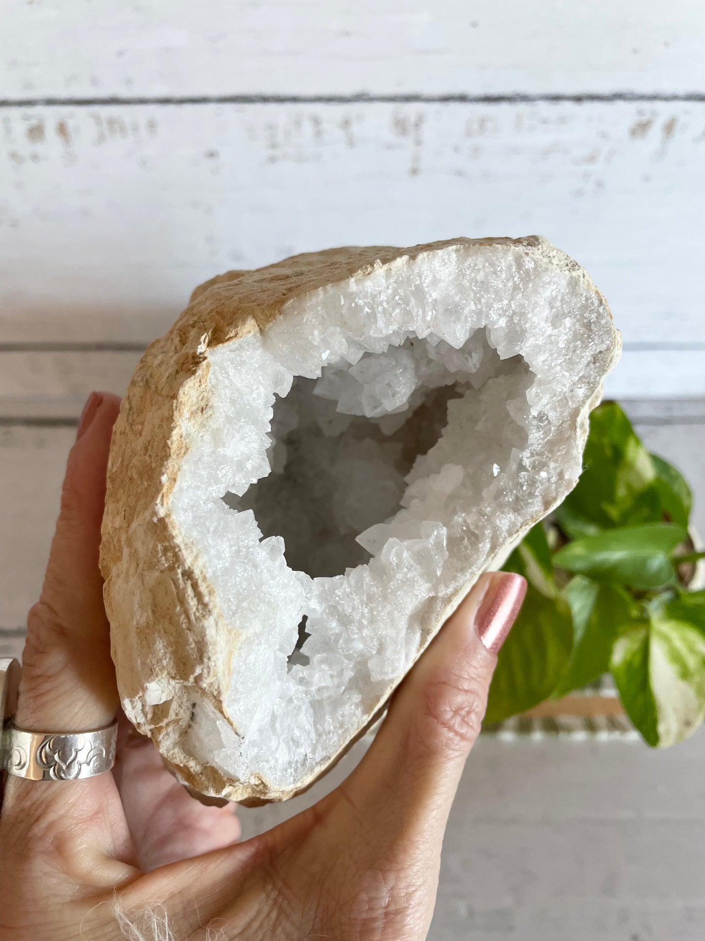 Moroccan Quartz Geode 1.2kgs