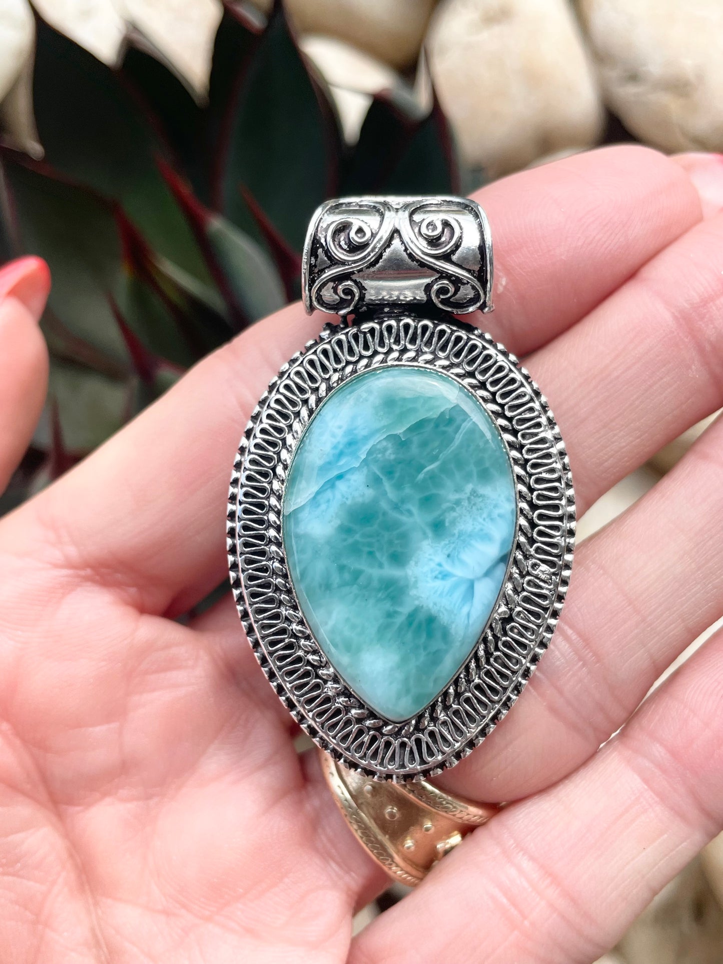 Larimar Pendant